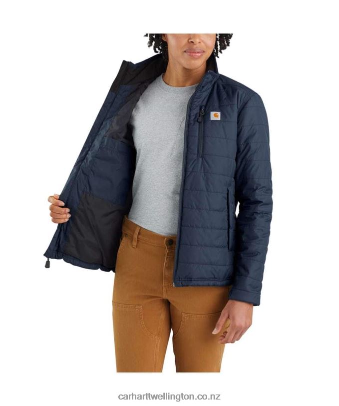 Women Rain Defender Relaxed Fit Lightweight Insulated Jacket Carhartt R6J0P190 Black