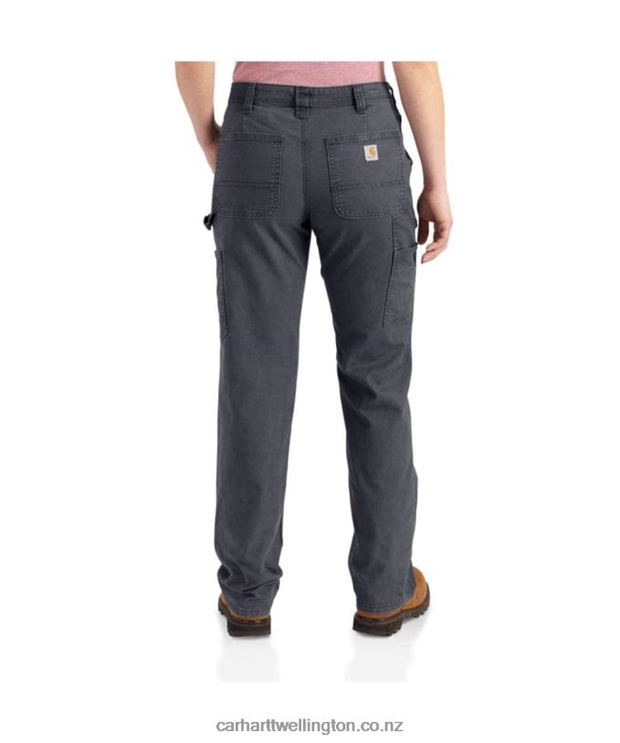 Women Rugged Flex Loose Fit Canvas Work Pant Carhartt R6J0P201 Black
