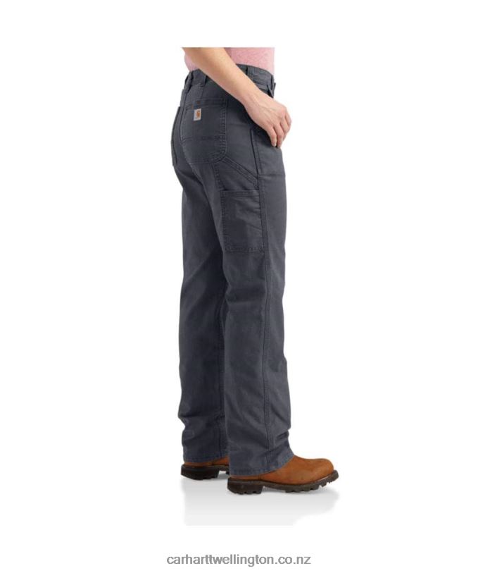 Women Rugged Flex Loose Fit Canvas Work Pant Carhartt R6J0P201 Black