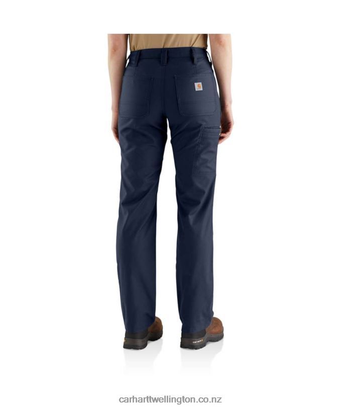 Women Rugged Professional Series Rugged Flex Loose Fit Canvas Work Pant Carhartt R6J0P200 Black
