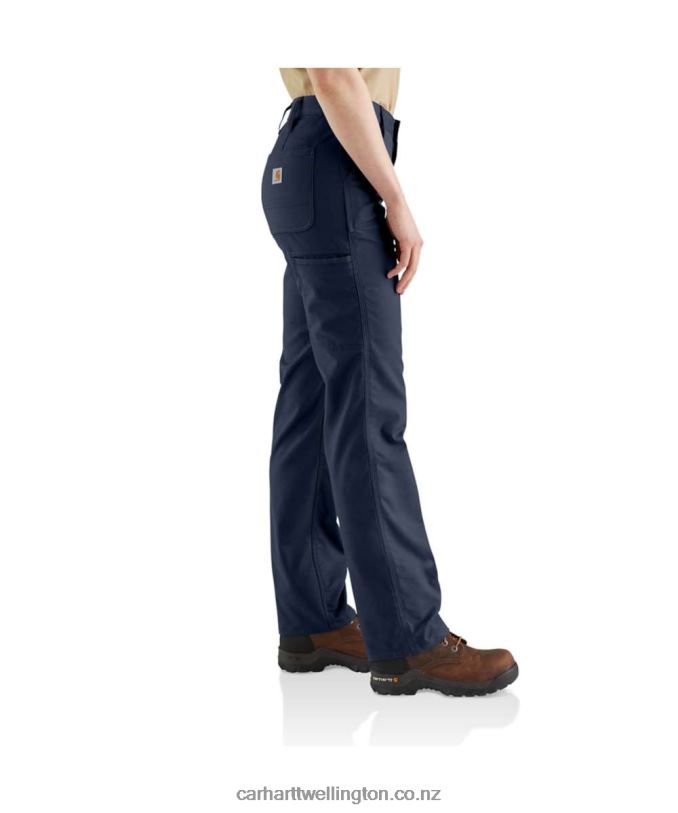 Women Rugged Professional Series Rugged Flex Loose Fit Canvas Work Pant Carhartt R6J0P200 Black