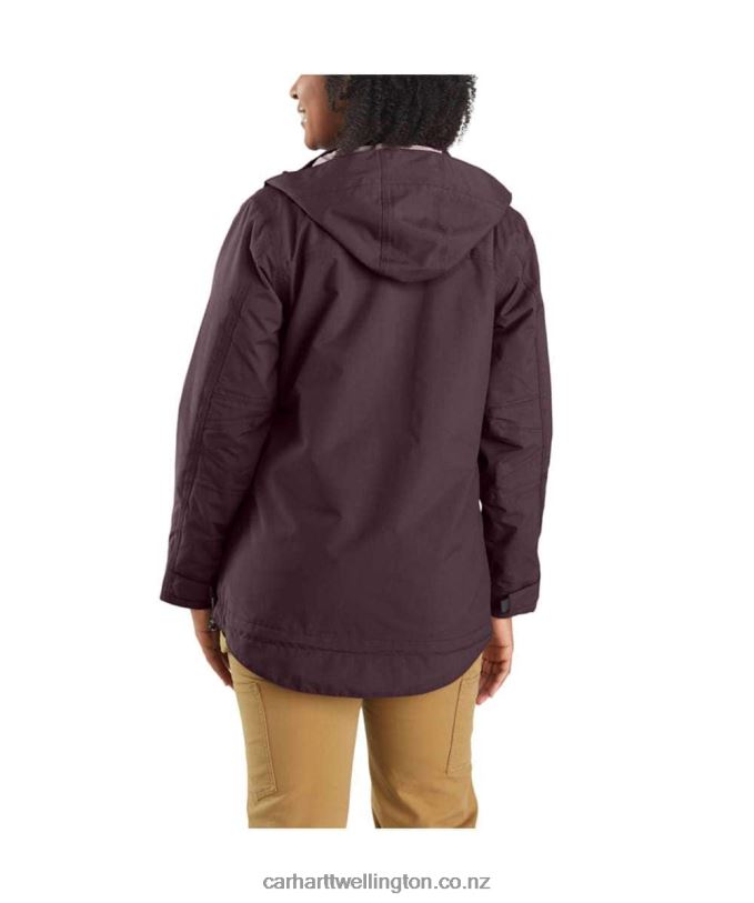 Women Storm Defender Relaxed Fit Heavyweight Jacket Carhartt R6J0P193 Black