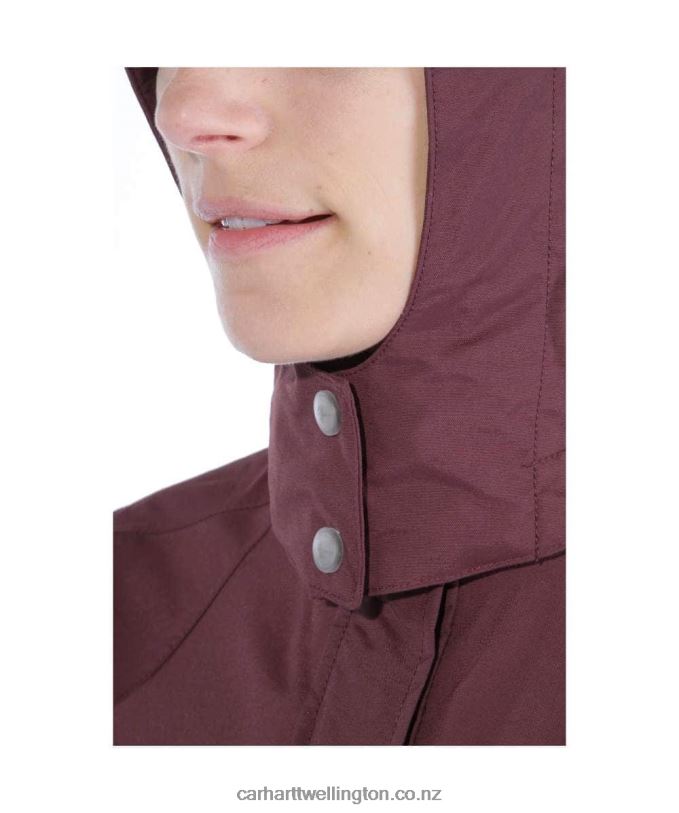Women Storm Defender Relaxed Fit Heavyweight Jacket Carhartt R6J0P193 Black