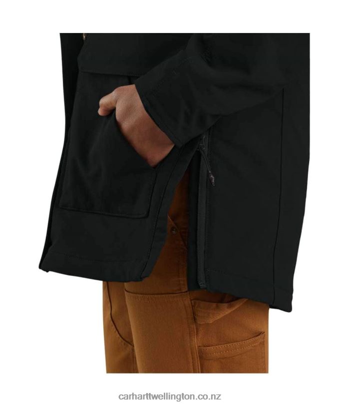 Women Super Dux Relaxed Fit Insulated Traditional Coat Carhartt R6J0P194 Black