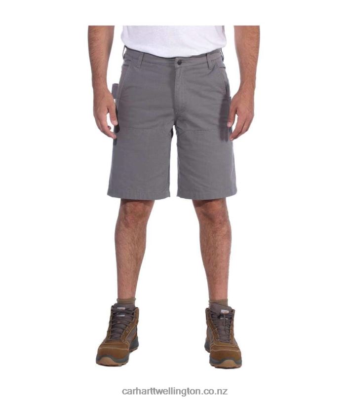 Men Steel Rugged Flex Relaxed Fit Utility Work Short Carhartt R6J0P148 Black