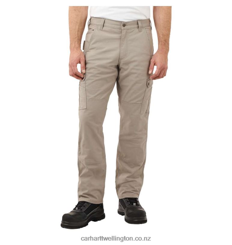 Men Rugged Flex Relaxed Fit Ripstop Cargo Work Pant Carhartt R6J0P54 Basil